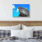 Frill halackte Lizard Leinwanddruck (Insitu (Schlafzimmer))