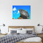 Frill halackte Lizard Leinwanddruck (Insitu (Schlafzimmer))