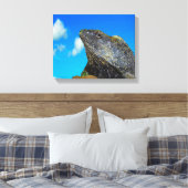 Frill halackte Lizard Leinwanddruck (Insitu (Schlafzimmer))