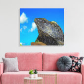 Frill halackte Lizard Leinwanddruck (Insitu (Wohnzimmer))