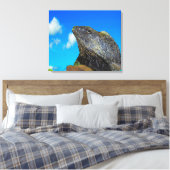 Frill halackte Lizard Leinwanddruck (Insitu (Schlafzimmer))