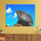 Frill halackte Lizard Leinwanddruck (Insitu (Wohnzimmer))