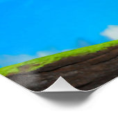 Frill halackte Lizard Poster (Ecke)