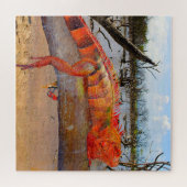 Frill halackte Lizard Puzzle (Horizontal)