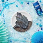 Frilled-Hals Eidechse Pappteller (Party)