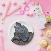 Frilled-Hals Eidechse Pappteller (Party)