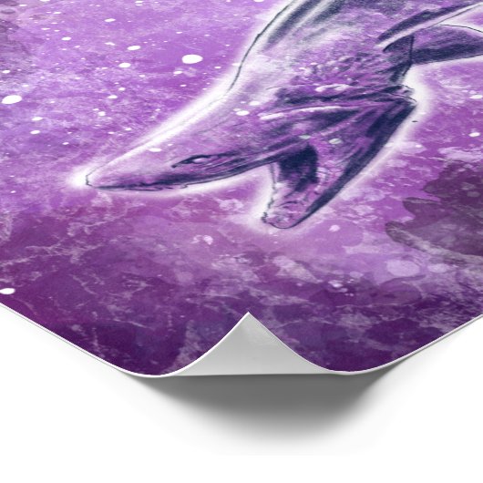 Frillenhai Poster (Ecke)