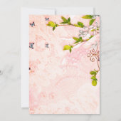 Frilly bezaubernd Geburtstag Einladung (Rückseite)