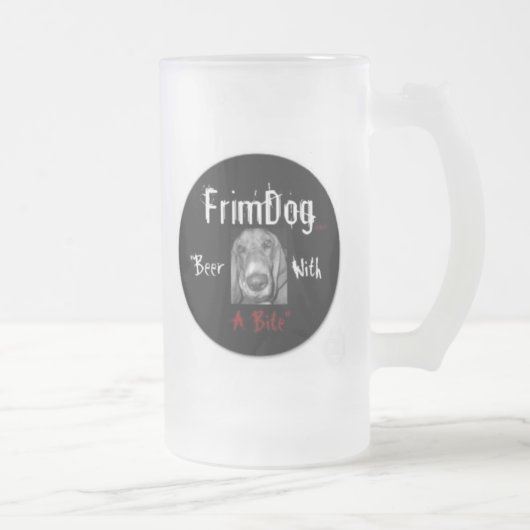 FrimDog mattierte Tasse (Seitenlogos) (Rechts)