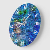 Fringe Heaven and Earth Dream Art Collection Große Wanduhr (Winkel)