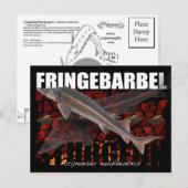 Fringebarbel-Ship Sturgeon Postcard Postkarte (Vorne/Hinten)