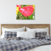 Fringed Tulips Canvas Print Leinwanddruck (Insitu (Schlafzimmer))