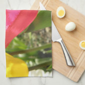 Fringed Tulips Küchentuch (Viertel Falte)