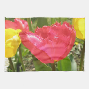 Fringed Tulips Küchentuch