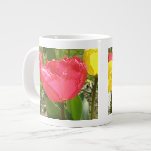 Fringed Tulips Tasse (Vorderseite Links)