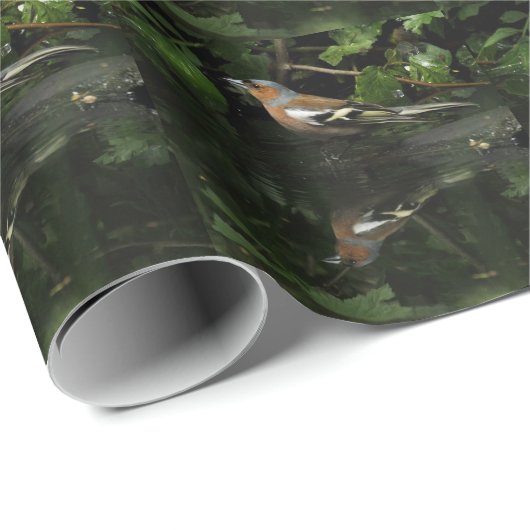 Fringilla coelebs geschenkpapier (Rolleneckpunkt)