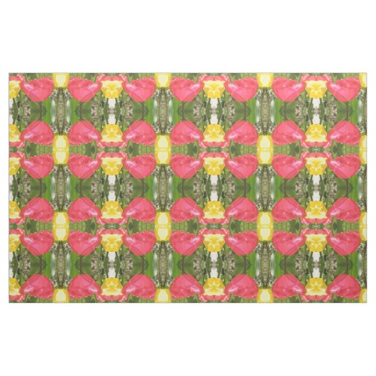 Frington Tulips Gemustertes Floßgeflecht Stoff (Fat Quarter (45,7 x 55,9 cm))