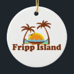 Fripp Insel Keramikornament<br><div class="desc">Fripp Insel South Carolina.</div>
