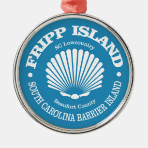 Fripp Island (Seashell) Ornament Aus Metall