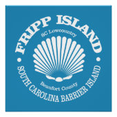 Fripp Island (Seashell) Poster (Vorderseite)