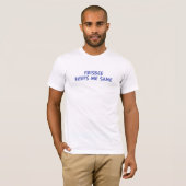 Frisbee behält mich gesund T-Shirt (Vorne ganz)