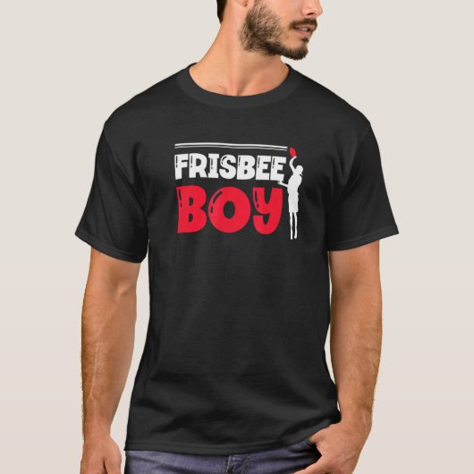 Frisbee Boy Ultimate Frisbee Player Disc Sports T-Shirt (Vorderseite)