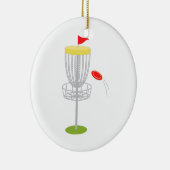 Frisbee-Disc-Golf Keramikornament (Rechts)