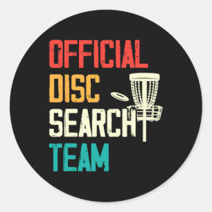 Frisbee-Disc-Golf-Spieler Disc-Golfer Flying Disc Runder Aufkleber