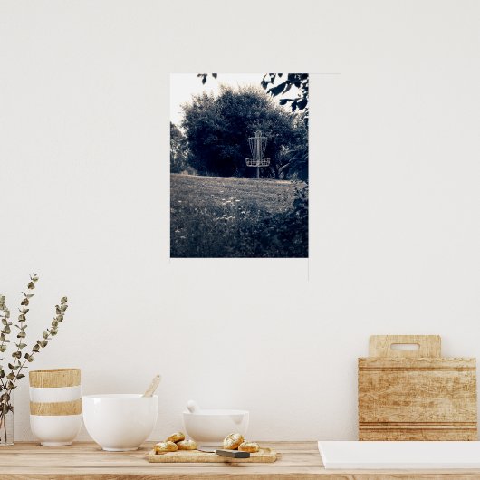 Frisbee Disk Golf Basket Poster (Küche)