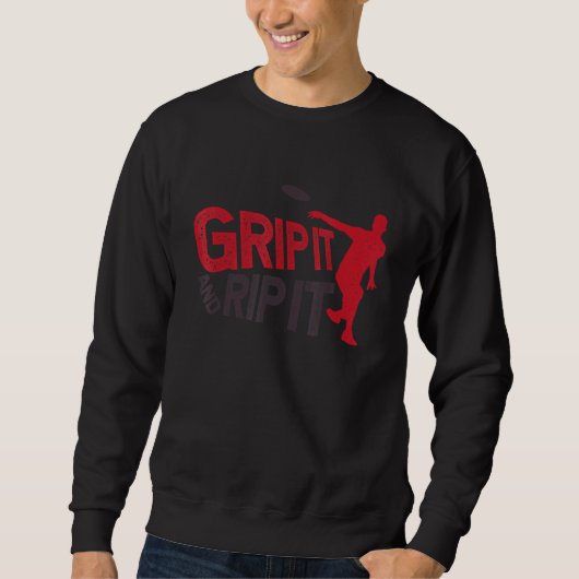 Frisbee Disk Golf für Disk Golfer Sweatshirt (Vorderseite)