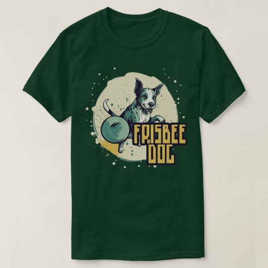 Frisbee Dog 3 T-Shirt (Design vorne)
