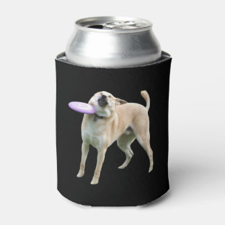 Frisbee Dog Meme Doppelseitiges Schwarz Dosenkühler
