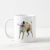 Frisbee Dog Meme Tasse Doppelseitig (Links)