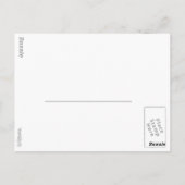 Frisbee Dog Postkarte (Rückseite)