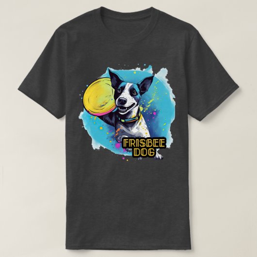 Frisbee Dog T-Shirt (Design vorne)