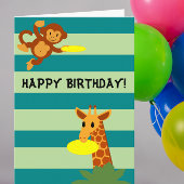 Frisbee-Dschungel-personalisierte Karte