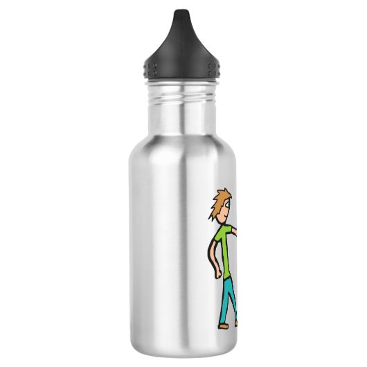 Frisbee Edelstahlflasche (Links)