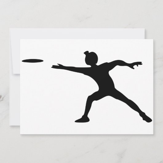 Frisbee Einladungen (Vorderseite)