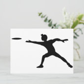 Frisbee Einladungen (Stehend Vorderseite)