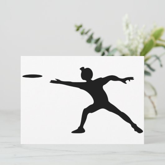 Frisbee Einladungen (Stehend Vorderseite)