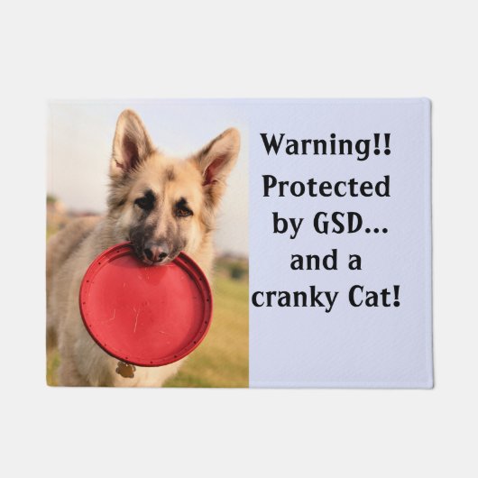 Frisbee Fußmatte (Vorderseite)