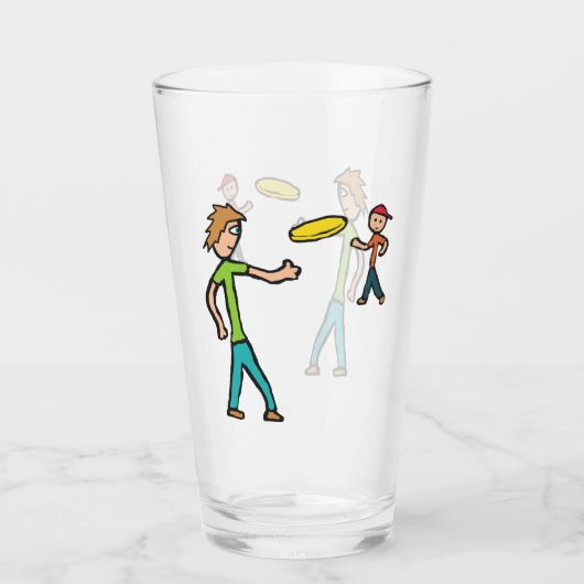 Frisbee Glas (Vorderseite)