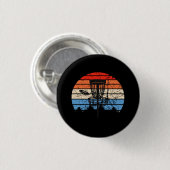 Frisbee Golf Disc Golf Retro Button (Vorne & Hinten)