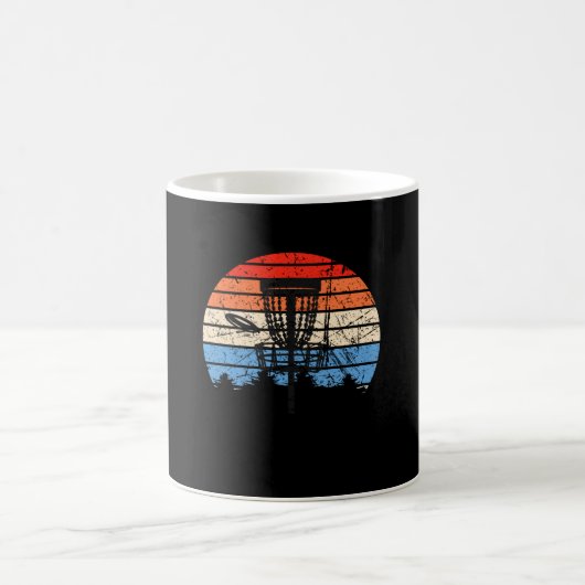 Frisbee Golf Disc Golf Retro Kaffeetasse (Mittel)