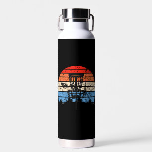 Frisbee Golf Disc Golf Retro Trinkflasche