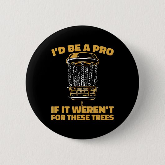 Frisbee-Golf-Disc Outdoor-Sport - Baum _2  Button (Vorderseite)