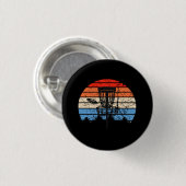 Frisbee Golf Disk Golf Retro Button (Vorne & Hinten)