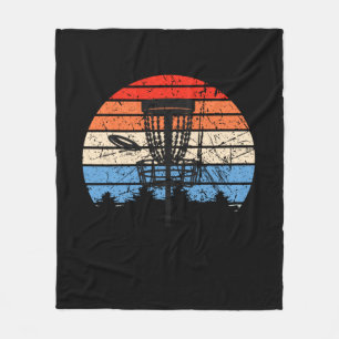 Frisbee Golf Disk Golf Retro Fleecedecke