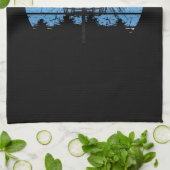 Frisbee Golf Disk Golf Retro Geschirrtuch (Gefaltet)