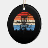 Frisbee Golf Disk Golf Retro Keramik Ornament (Links)